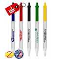 Certified USA Made White "Clicker Promo Pen" No Minimum